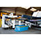 Kiepbak Bauer Mini type MGU 230, hoogte kiepzijde 350 mm, blauw