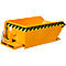 Kiepbak Bauer Mini type MGU 230, hoogte kiepzijde 350 mm, oranje