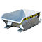 Kiepbak Bauer Mini type MGU 270, hoogte kiepzijde 350 mm, 270l inhoud, gegalvaniseerd