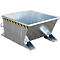 Kiepbak GU-RZ30, voor trolleytreinen, kiep- en schuifbeveiliging, 300 l, gegalvaniseerd