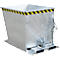 Kiepbak GU-RZ55, voor trolleytreinen, kiep- en schuifbeveiliging, 550 l, gegalvaniseerd