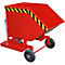 Kiepbak met wielen type KW-ET 250, rood