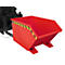 Kiepbak type GU, 500 liter, rood