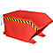 Kiepbak type GU, 500 liter, rood