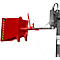 Kiepbak voor spanen SGU-RZ55, voor trolleytreinen, olie- en waterdicht, 550 l, RAL 3000 rood