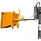 Kiepbak voor spanen SGU-RZ55, voor trolleytreinen, olie- en waterdicht, 550 l, RAL2000 geel