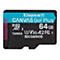 Kingston Canvas Go! Plus - Flash-Speicherkarte - 64 GB - A2 / Video Class V30 / UHS-I U3 / Class10 - microSDXC UHS-I