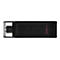 Kingston DataTraveler 70 - USB-Flash-Laufwerk - 256 GB - USB-C 3.2 Gen 1