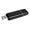 Schwarzer Kingston USB-Stick mit 32GB Kapazität und USB-A Anschluss vor weißem Hintergrund.