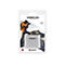 Lecteur de carte SD dans un emballage blister, impression Workflow SD Reader, homme photographiant un paysage de montagne, logo de la marque Kingston.