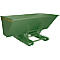 Kippbehälter AK 150, mit Abrollsystem, 1500 l, 1000 kg, L 1420 x B 2280 x H 1070 mm, RAL 6011 grün