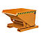 Kippbehälter Typ 3S 600, Tragfähigkeit 1000 kg, mit 3-seitiger Kippfunktion, orange RAL 2000