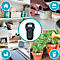 Étiqueteuse Dymo entourée d'exemples d'utilisation pour l'organisation à la maison, en cuisine, au bureau et au jardin.