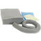 Kit d'urgence anti-fuites universel - absorption 20 L - gris - pochette en PVC de 41 p.