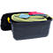 Kit d'urgence contre les fuites de produits chimiques jaune, capacité de 100 l, 77 pièces, dans une valise mobile