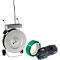 Kit de cerclage, 3 pièces, chariot dérouleur, appareil de cerclage par accu Banholzer et Wenz BXT4-19, feuillard en polyester PET avec L 1200 m x l 18,5 mm, épaisseur 0,85 mm