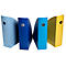 Kit de classement Exacompta BEE BLUE Pen Cube, 4 pièces, pour documents au format A4+, avec trou de préhension, Ange Bleu, polystyrène, multicolore