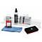 Set d'accessoires Sigel avec tablette, aimants, spray de nettoyage, marqueurs, chiffon microfibre et effaceur.