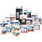 Kit distributeur de savon tesa Smooz, 200 ml, rechargeable, solution adhésive innovante, chromé