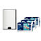 Kit économique d'essuie-mains pliés Tork® Xpress® Compressed 100888, 2 plis, 6120 serviettes, blanc + Xpress® Multifold distributeur d'essuie-mains ImageLine 460004, inox