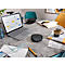Kit mains libres Bluetooth Jabra SPEAK2 75, portable, jusqu'à 4 participants, jusqu'à 30 m, jusqu'à 32 h, 4 microphones, USB-A/USB-C, optimisé pour UC, gris foncé