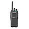 Talkie-walkie noir avec antenne et boutons; indique: Kenwood ProTalk.