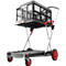 Klappmobil CLAX® inkl. Klappbox, 46 l, grau/rot