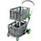 Klappmobil CLAX® - mit. Klappbox - 46 L - grau/grün