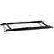 Klaptafel, stevig 4-poots frame met speciale vouwbevestiging, B 1600 x D 800 x H 725 mm, lichtgrijs/zwart