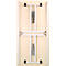 Klaptafel TR, B 1600 x D 700 x H 720 mm, ahorn decor/wit aluminium