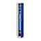 Kledinglocker, 1 deur, B 400 x H 1800 mm draaigrendelslot, lichtgrijs/blauw