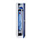 Kledinglocker, 1 deur, B 400 x H 1800 mm Hangslot, lichtgrijs/blauw