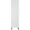 Kledinglocker - 2 compartimenten - B 630 x D 500 X H 1850 mm - met poten – met draaigrendelslot - lichtgrijs RAL 7035/gentiaanblauw RAL 5010 – ons merk Schäfer Shop Pure