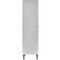 Kledinglocker - 2 compartimenten - B 630 x D 500 X H 1850 mm - met poten – met draaigrendelslot - lichtgrijs RAL 7035/lichtgrijs RAL 7035 – ons merk Schäfer Shop Pure