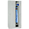 Kledinglocker, 2 deuren, B 800 x H 1800 mm draaigrendelslot, lichtgrijs