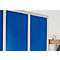 Kledinglocker, 4 compartimenten in twee rijen, B 1170 x H 1950 mm draaigrendelslot, lichtgrijs/lichtgrijs