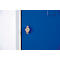 Kledinglocker, 4 compartimenten, met fitting, B 800 x H 1800 mm draaigrendelslot, lichtgrijs/lichtgrijs
