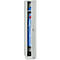 Kledinglocker, B 300 x H 1800 mm lichtgrijs (RAL 7035) cilinderslot