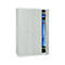 Kledinglocker - stalen - B 1170 x D 500 x H 1800 mm - 4 deuren - draaislot- lichtgrijs