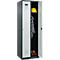 Kleiderspind C+P Evolo Plus, 2 Abteile, Anschlag rechts, Zylinderschloss, Soft-Anschlag, B 600 x T 500 x H 1850 mm, anthrazitgrau/lichtgrau