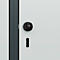 Kleiderspind C+P Evolo Plus, 3 Abteile, 400 mm breit, Drehriegel, Soft-Anschlag, B 1.200 x T 500 x H 1.850 m, anthrazitgrau/lichtgrau
