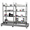 Kleingebinderegal BAUER S 3024-4E, Grund- und Anbauregal, B 2400 x T 800 x H 2000 mm, 4 Fachböden + 1 Auffangwanne