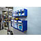 Kleinteilemagazin MultiStore, Reihengröße 5, B 600 x T 110 x H 164 mm, Volumen 5,3 l, stapelbar, Polystyrol, blau/transp.