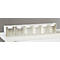 Kleinteilemagazin MultiStore, Reihengröße 6, B 600 x T 75 x H 113 mm, Volumen 2,2 l, stapelbar, Polystyrol, weiß/transp.
