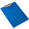 Klemmbrett, DIN A4, Kunststoff, mit Aufhängöse, blau