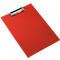 Klemmbrett, DIN A4, Kunststoff, mit Aufhängöse, rot