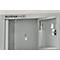 Kluis met 10 afsluitbare compartimenten - metaal - B 390 x D 200 x H 780 mm - lichtgrijs RAL 7035 - met metalen afdekplaat - ons merk Schäfer Shop Select