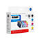 KMP MULTIPACK C72V - 4er-Pack - Schwarz, Gelb, Cyan, Magenta - Tintenpatrone (Alternative zu: Canon CLI-521M, Canon PGI-520BK, Canon CLI-521Y, Canon CLI-521C, Canon 2934B001, Canon 2935B001, Canon 2936B001, Canon 2932B012)