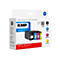 KMP MULTIPACK C99V - 4er-Pack - Schwarz, Gelb, Cyan, Magenta - Tintenpatrone (Alternative zu: Canon PGI-1500XL BK, Canon PGI-1500XL C, Canon PGI-1500XL M, Canon PGI-1500XL Y, Canon 9182B001, Canon 9195B001, Canon 9193B001, Canon 9194B001)