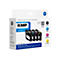 KMP MULTIPACK E141V - 4er-Pack - Schwarz, Gelb, Cyan, Magenta - Tintenpatrone (Alternative zu: Epson 16XL, Epson C13T16344010, Epson C13T16314010, Epson C13T16324010, Epson C13T16334010)